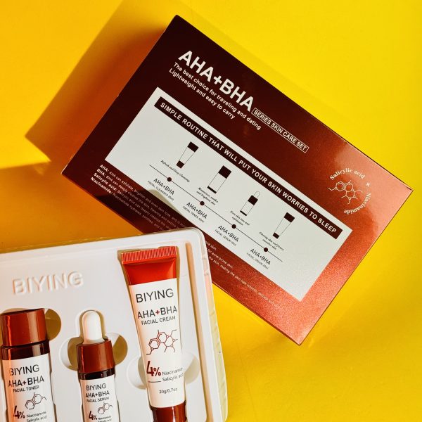 BIYING AHA +BHA SKIN CARE SET - Image 3